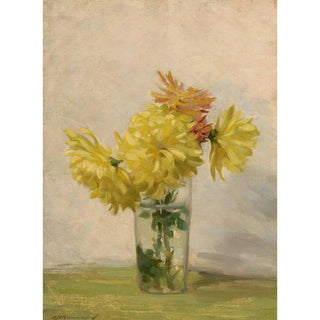 Edward Herbert Barnard - Still Life with Bouquet of Yellow Flowers.webp