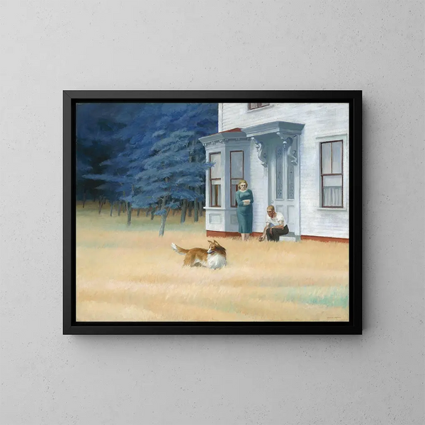 Serata a Cape Cod - Edward Hopper — quadro incorniciato alla parete