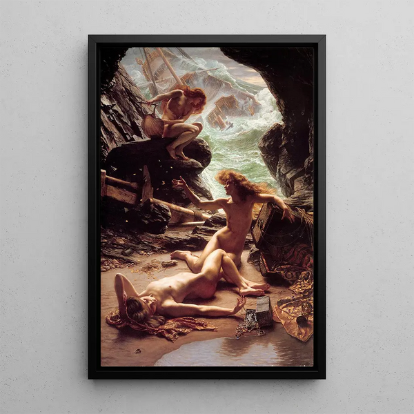 Riproduzione del dipinto Grotte delle ninfe della tempesta - Edward John Poynter