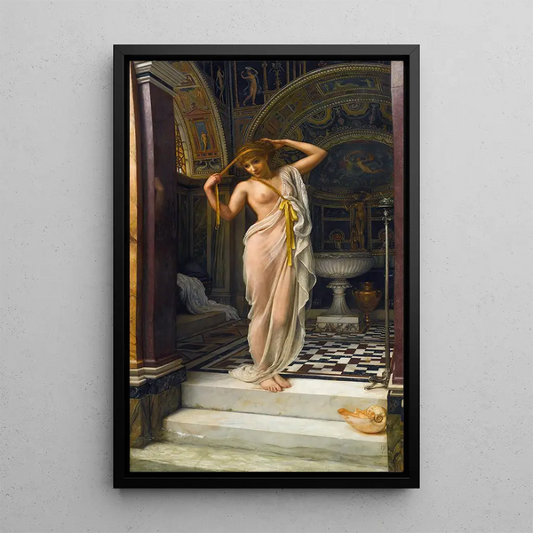 Diadumène - Edward John Poynter — quadro incorniciato alla parete