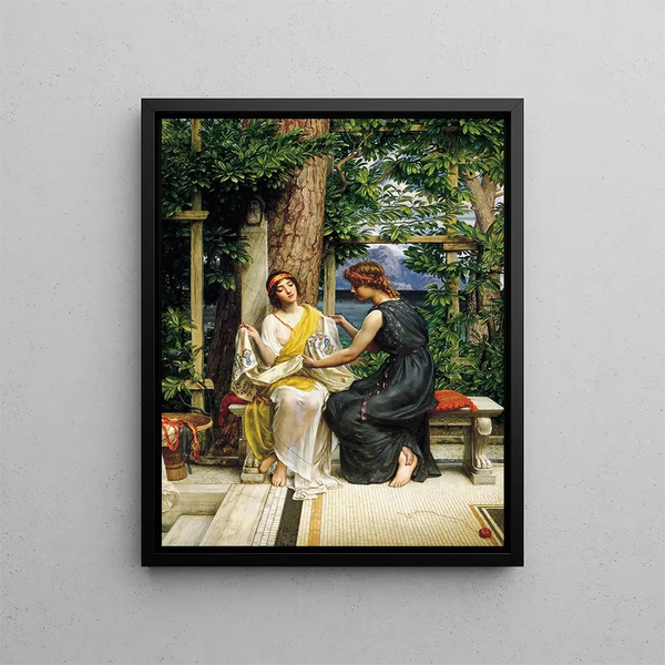 Hélène et Hermia - Edward John Poynter — quadro incorniciato alla parete