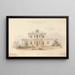 Conception pour une villa athénienne, élévation de la façade - Edward Jones — quadro incorniciato alla parete