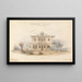 Conception pour une villa athénienne Elevazione laterale - Edward Jones — quadro incorniciato alla parete
