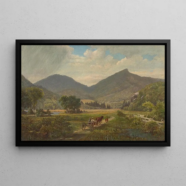 Carrosse di montagna a Saugerties - Edward Lamson Henry — quadro incorniciato alla parete