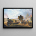 Il treno delle 9:45 a Stratford, Connecticut - Edward Lamson Henry — quadro incorniciato alla parete
