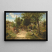 Il negozio di campagna - Edward Lamson Henry — quadro incorniciato alla parete