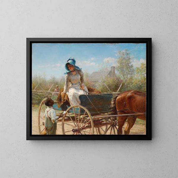 Le Message - Edward Lamson Henry — quadro incorniciato alla parete