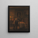 Il Vedovo - Edward Lamson Henry — quadro incorniciato alla parete