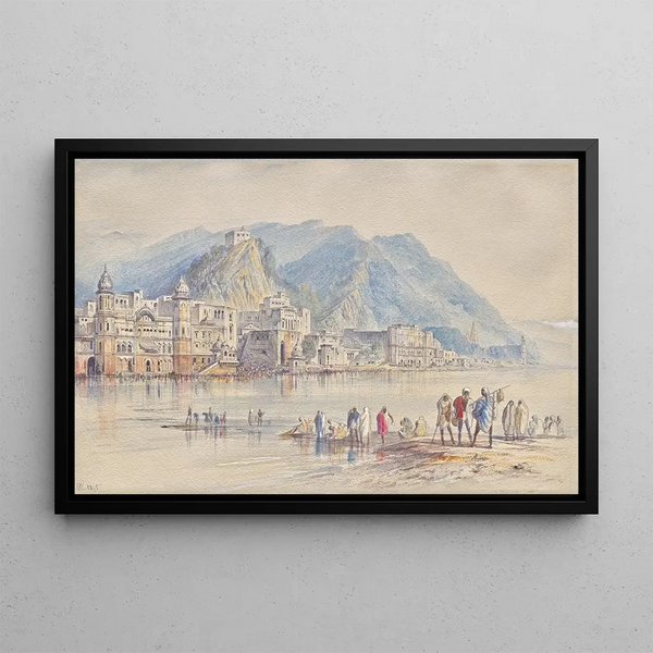 Hardwar Inde - Edward Lear — quadro incorniciato alla parete