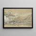Lugano - Edward Lear — quadro incorniciato alla parete