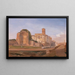 Tempio di Venere e Roma Roma - Edward Lear — quadro incorniciato alla parete