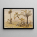 Wadi Halfa, Egitto - Edward Lear — quadro incorniciato alla parete