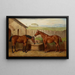 Due cacciatori a un abbeveratoio - Edward Lloyd — quadro incorniciato alla parete