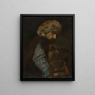 Edward Mateusz Jan Rmer - A Peasant with fur cap.webp