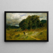 Tempesta in arrivo - Edward Mitchell Bannister — quadro incorniciato alla parete