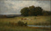 Scène luminosa di bestiame vicino a un ruscello - Edward Mitchell Bannister — vista dell’opera