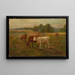 Vaches - Edward Mitchell Bannister — quadro incorniciato alla parete