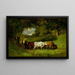 Rientrare le mucche - Edward Mitchell Bannister — quadro incorniciato alla parete