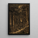 Paesaggio con sentiero attraverso la foresta - Edward Mitchell Bannister — quadro incorniciato alla parete