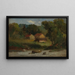 Ferme rocheuse a Newport - Edward Mitchell Bannister — quadro incorniciato alla parete