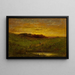 Tramonto - Edward Mitchell Bannister — quadro incorniciato alla parete