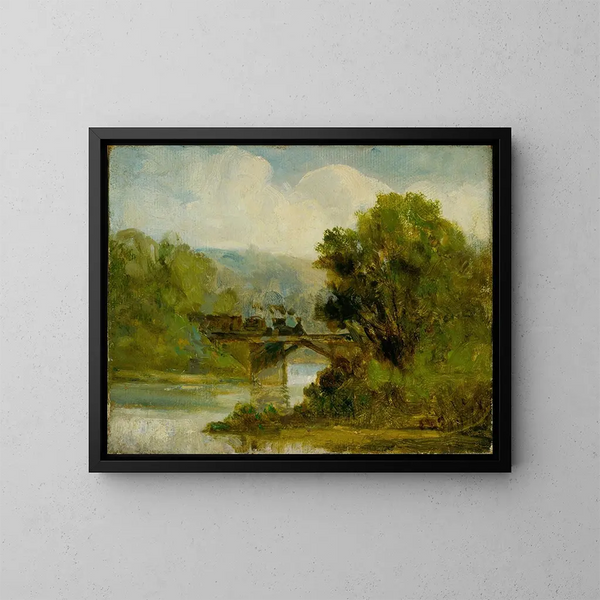 Train - Edward Mitchell Bannister — quadro incorniciato alla parete