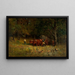 senza titolo, ragazzo e uomo con buoi - Edward Mitchell Bannister — quadro incorniciato alla parete