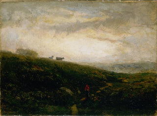 Edward Mitchell Bannister - Untitled cows descending hillside.webp