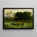 Sans titre cinque mucche in un pascolo - Edward Mitchell Bannister — quadro incorniciato alla parete