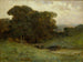 Scène di foresta senza titolo con un ponte e mucche nel ruscello in primo piano - Edward Mitchell Bannister — vista dell’opera