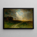 Paesaggio Senza Titolo Uomo a Cavallo - Edward Mitchell Bannister — quadro incorniciato alla parete