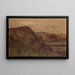 Paesaggio senza titolo con rocce - Edward Mitchell Bannister — quadro incorniciato alla parete