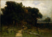 Paesaggio senza titolo boscaiolo sul sentiero - Edward Mitchell Bannister — vista dell’opera