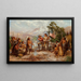 Quinze strisce, quindici stelle - Edward Percy Moran — quadro incorniciato alla parete