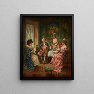 Edward Percy Moran - Tea Time.webp