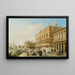 Il Palazzo dei Dogi, la Piazzetta e la Biblioteca con Santa Maria della Salute in lontananza, Venezia - Edward Pritchett — quadro incorniciato alla parete