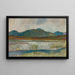 Paesaggio del Lago Montuoso - Edward Reginald Frampton — quadro incorniciato alla parete