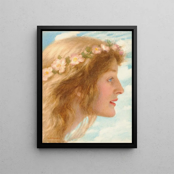 Giorno - Edward Robert Hughes — quadro incorniciato alla parete