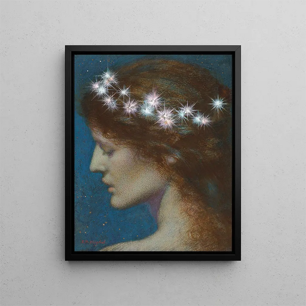 Notte - Edward Robert Hughes — quadro incorniciato alla parete