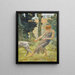 La trasformazione di Callisto - Edward Robert Hughes — quadro incorniciato alla parete