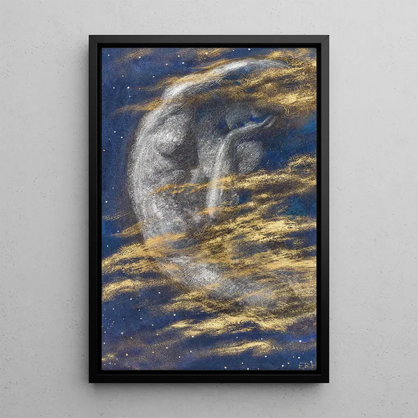 Riproduzione del dipinto La luna stanca - Edward Robert Hughes