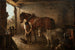 Un fabbro che ferra un cavallo da lavoro - Edward Robert Smythe — vista dell’opera