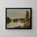 di Bare Island, lago Stony, Ontario - Edward Roper — quadro incorniciato alla parete
