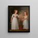 I bambini Davis Eliza Cheever Davis e John Derby Davis - Edward Savage — quadro incorniciato alla parete