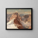 Vista del Crozzon di Brenta dalla Cima Tosa con il Pilastro dei Francesi - Edward Theodore Compton — quadro incorniciato alla parete