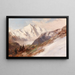 Vista sul lato nord del Grossglockner - Edward Theodore Compton — quadro incorniciato alla parete