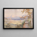 Vista sulla città di Salisburgo - Edward Theodore Compton — quadro incorniciato alla parete