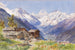 Le Alpi di Barneuza, Vallese - Edward Theodore Compton — vista dell’opera