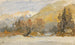 Paesaggio alpino autunnale, studio - Edward Theodore Compton — vista dell’opera