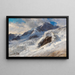 Lyskamm, Mont Rose - Edward Theodore Compton — quadro incorniciato alla parete